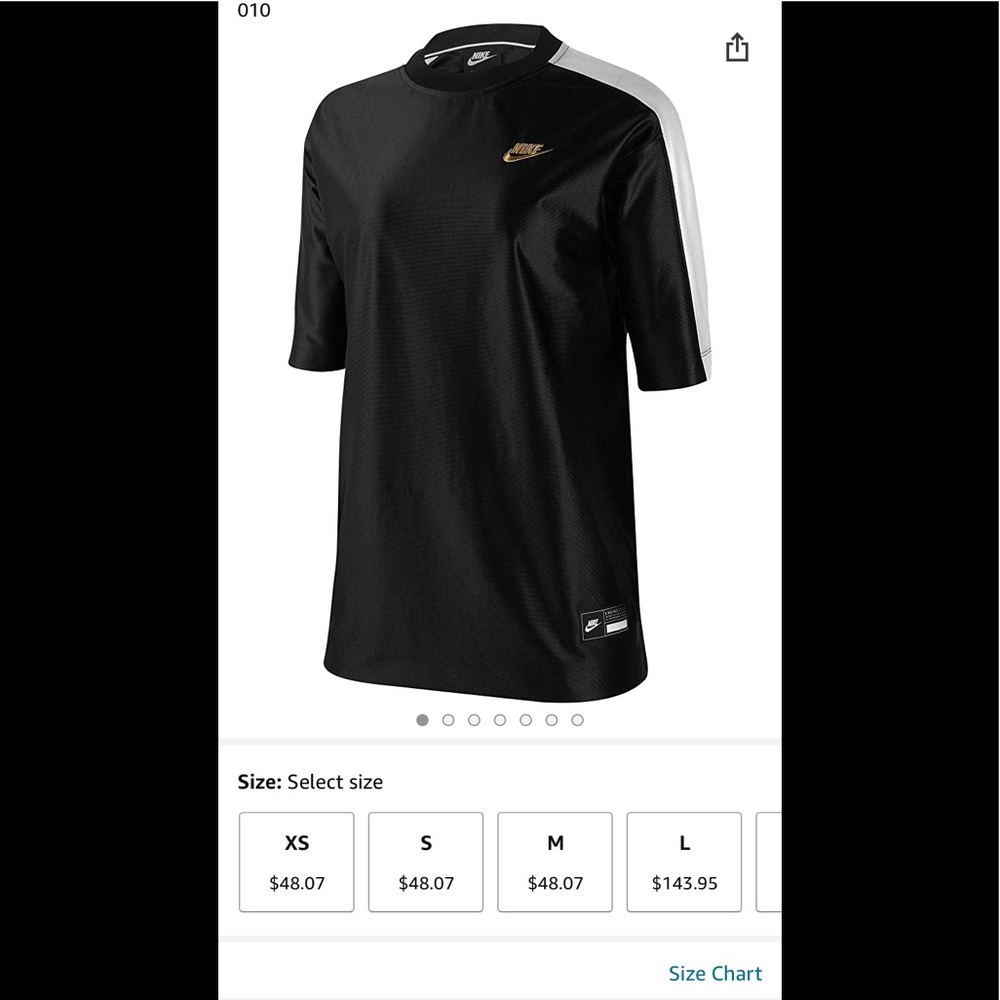 Nike clad shirt black